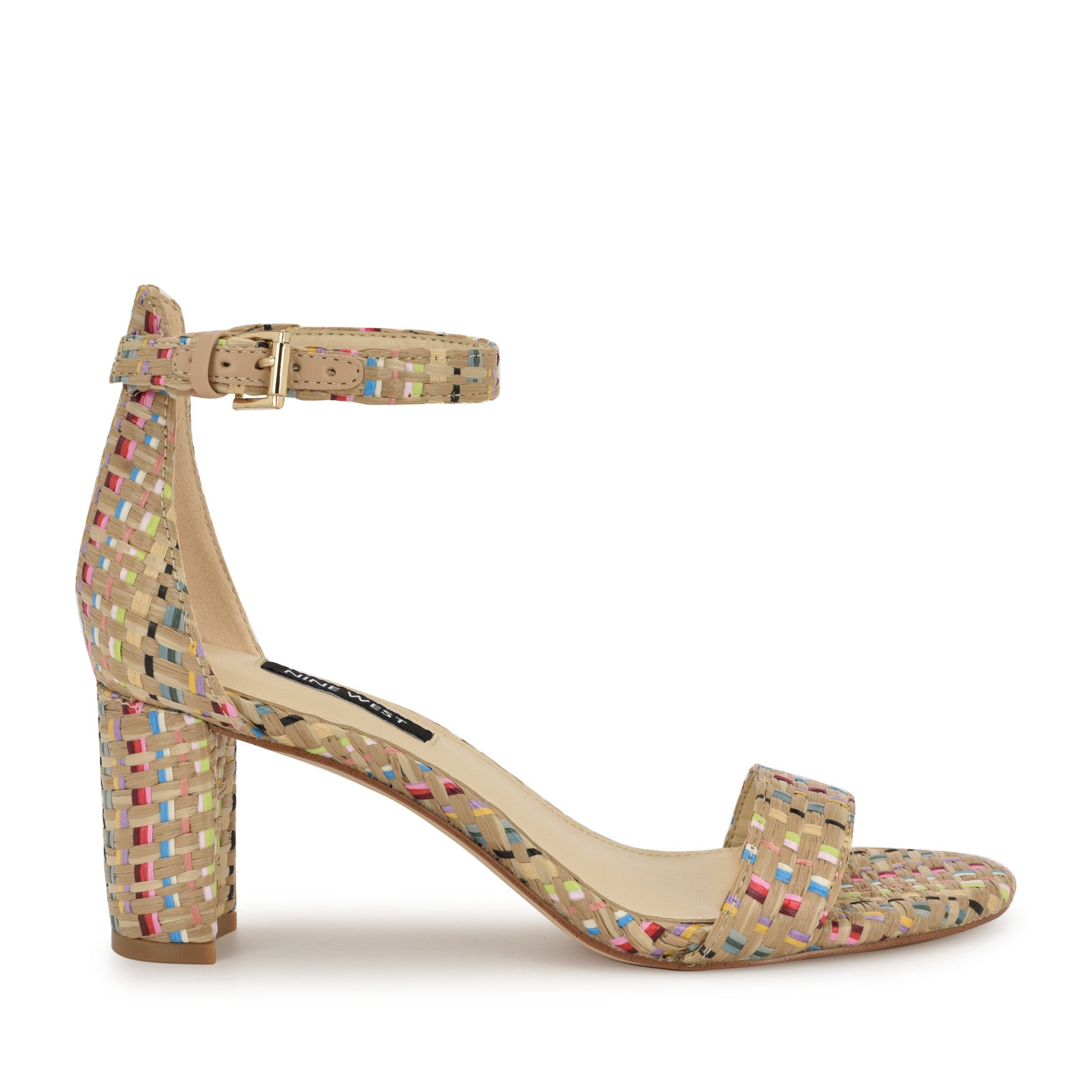 Pruce Ankle Strap Block Heel Sandals - Image 1