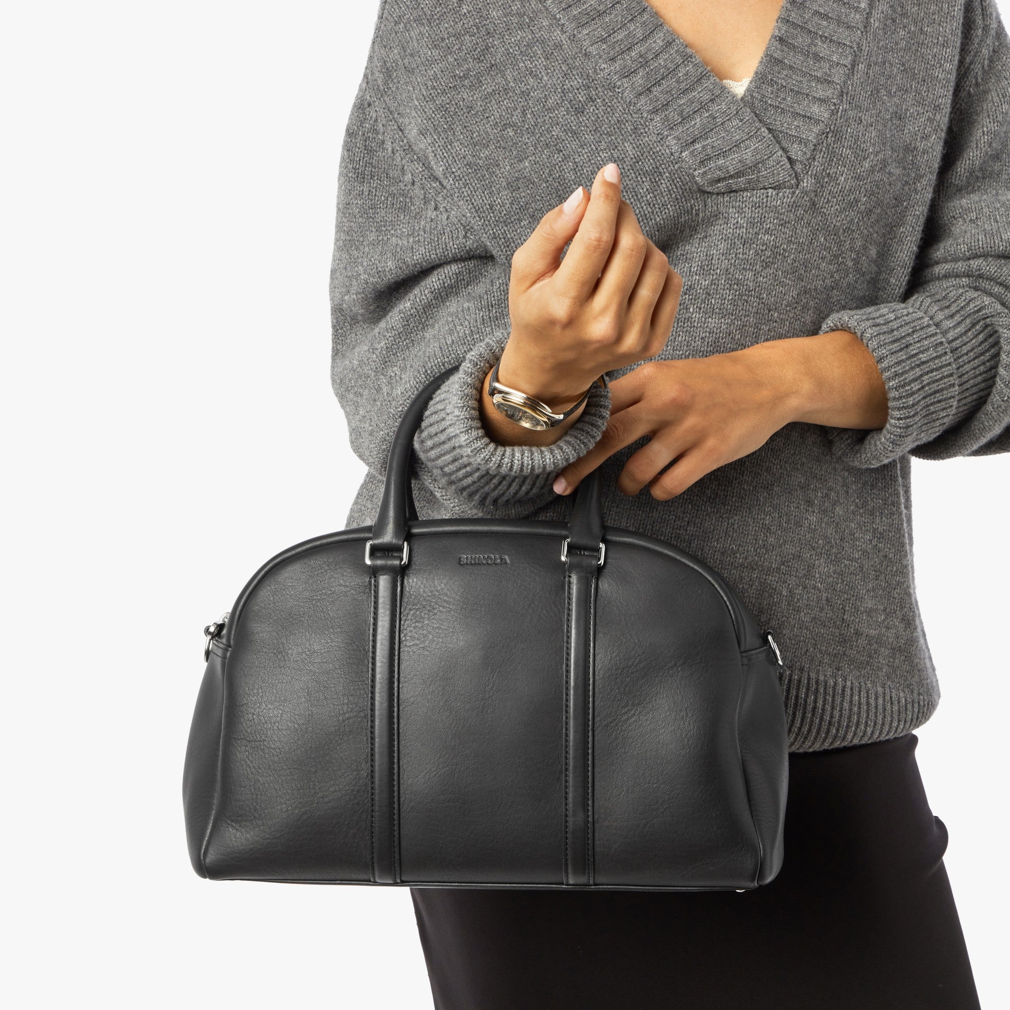 Runwell Satchel - Black - Image 6