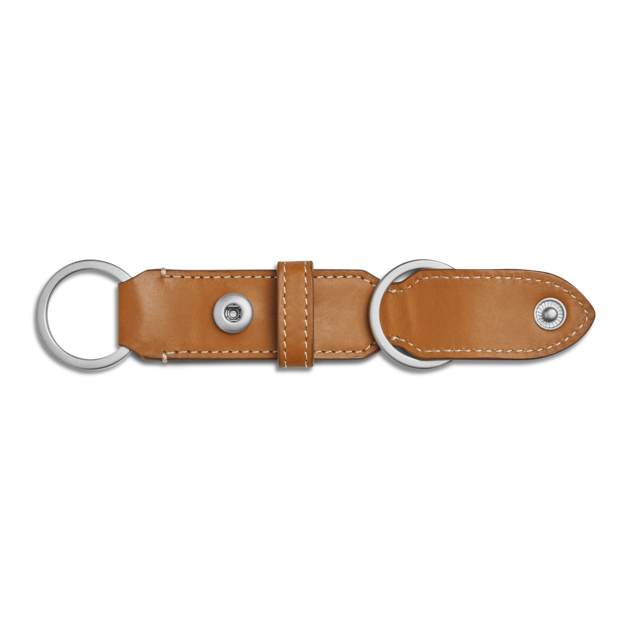 Leather Valet Key Fob - Tan - Image 3