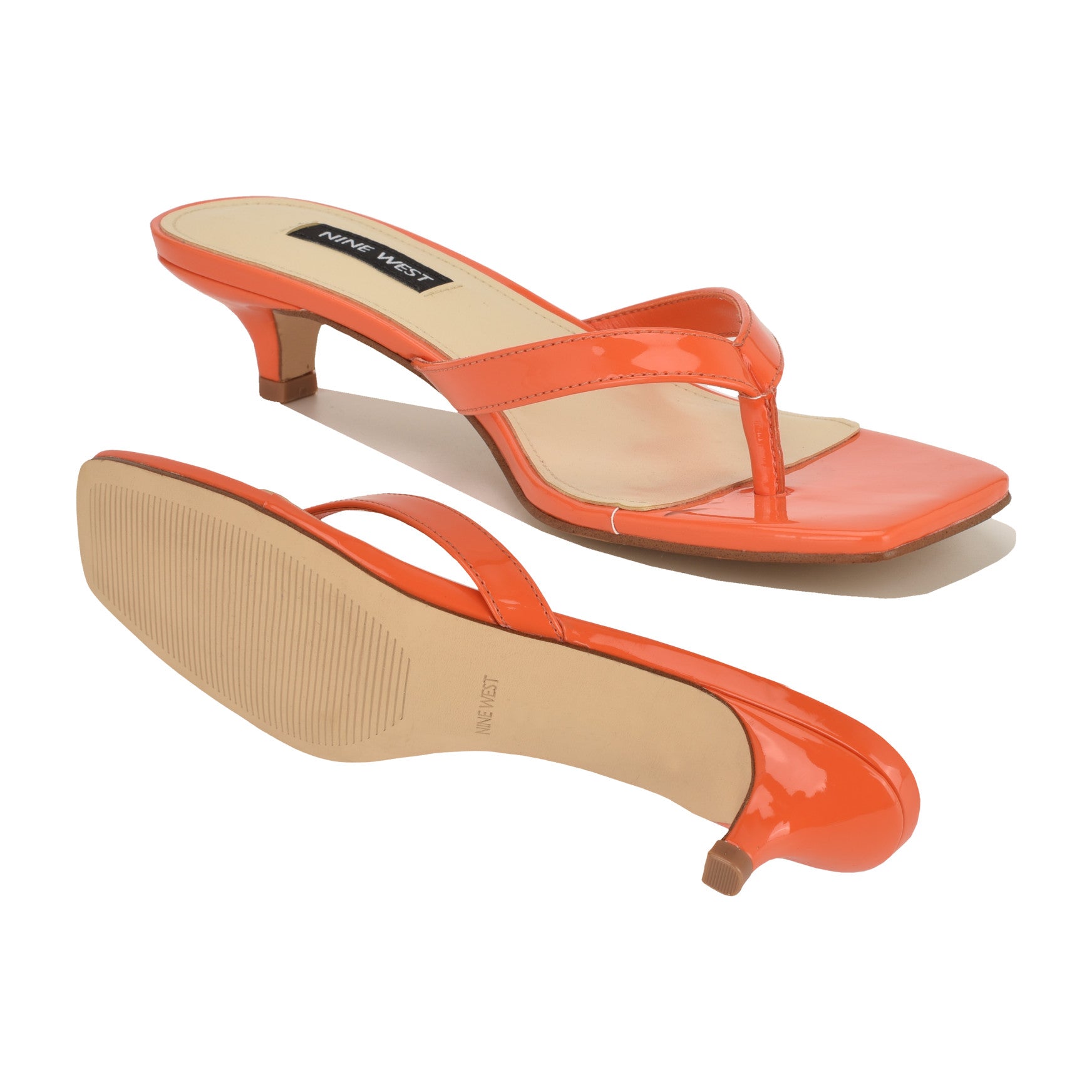 Cassa Thong Kitten Heel Sandals - Image 4