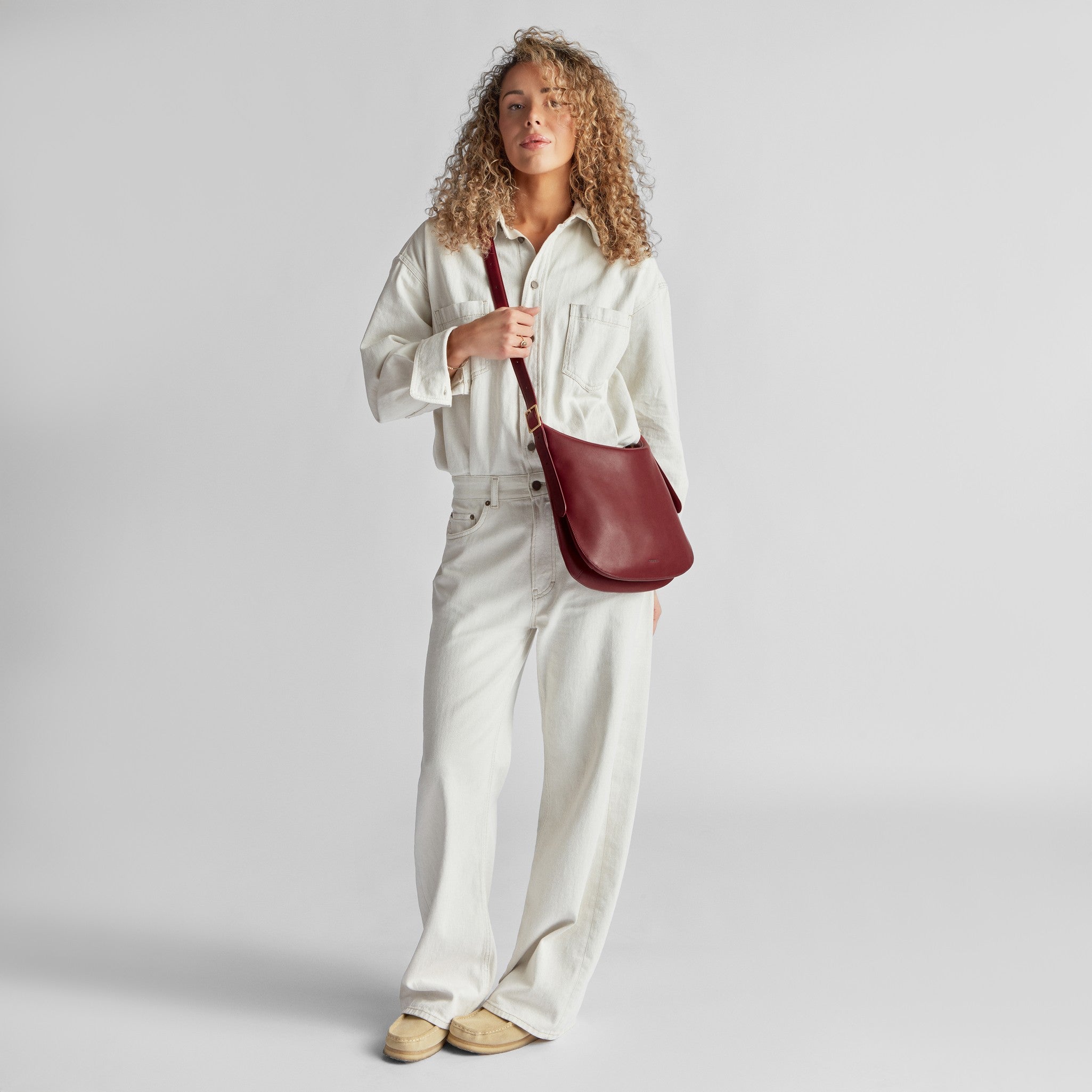 Medium Bixby Crossbody - Ruby - Image 2
