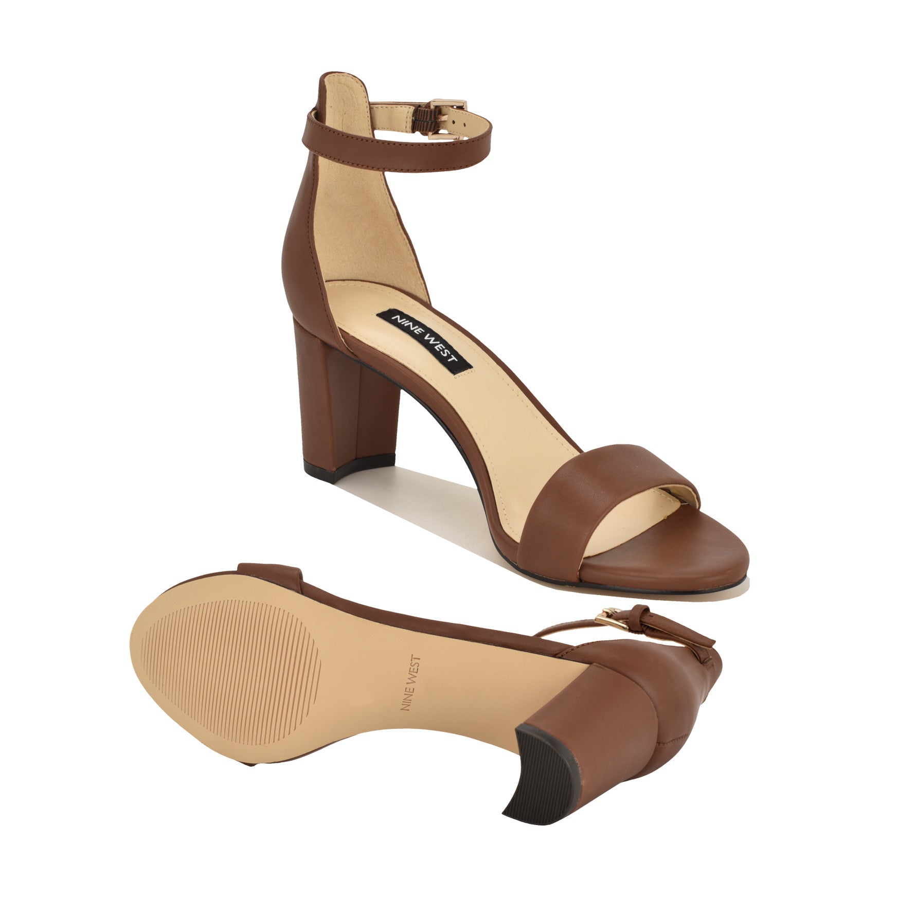 Pruce Ankle Strap Block Heel Sandals - Image 4