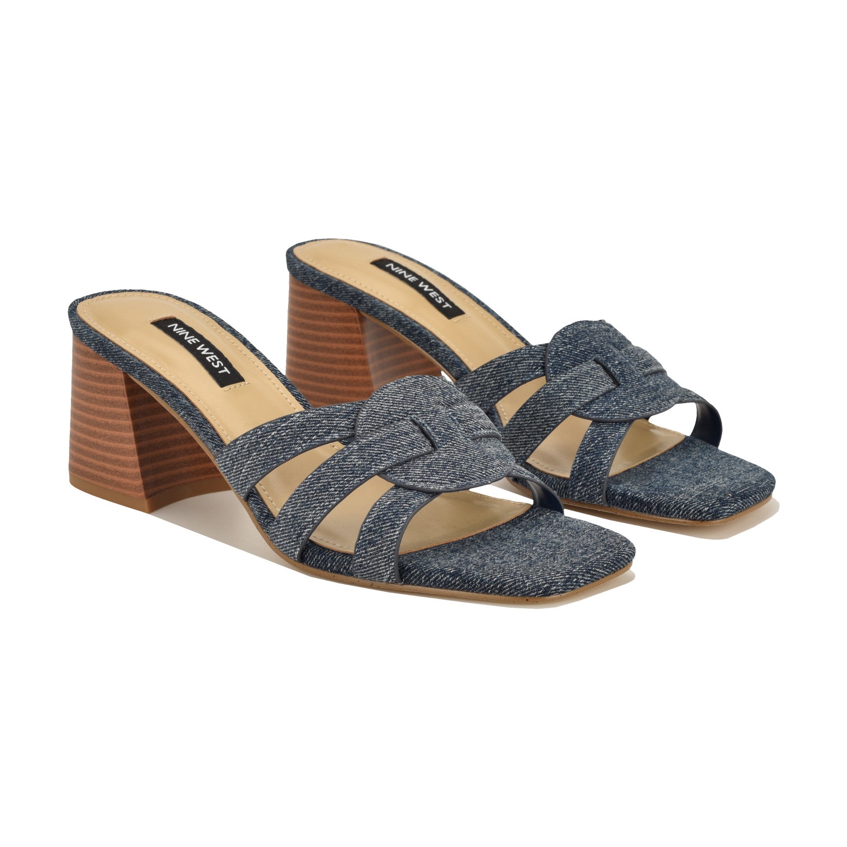 Gritt Block Heel Mule Sandals - Image 2
