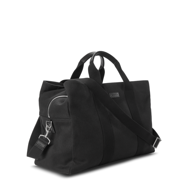 Runwell Canvas Duffle Bag - Black - Image 3