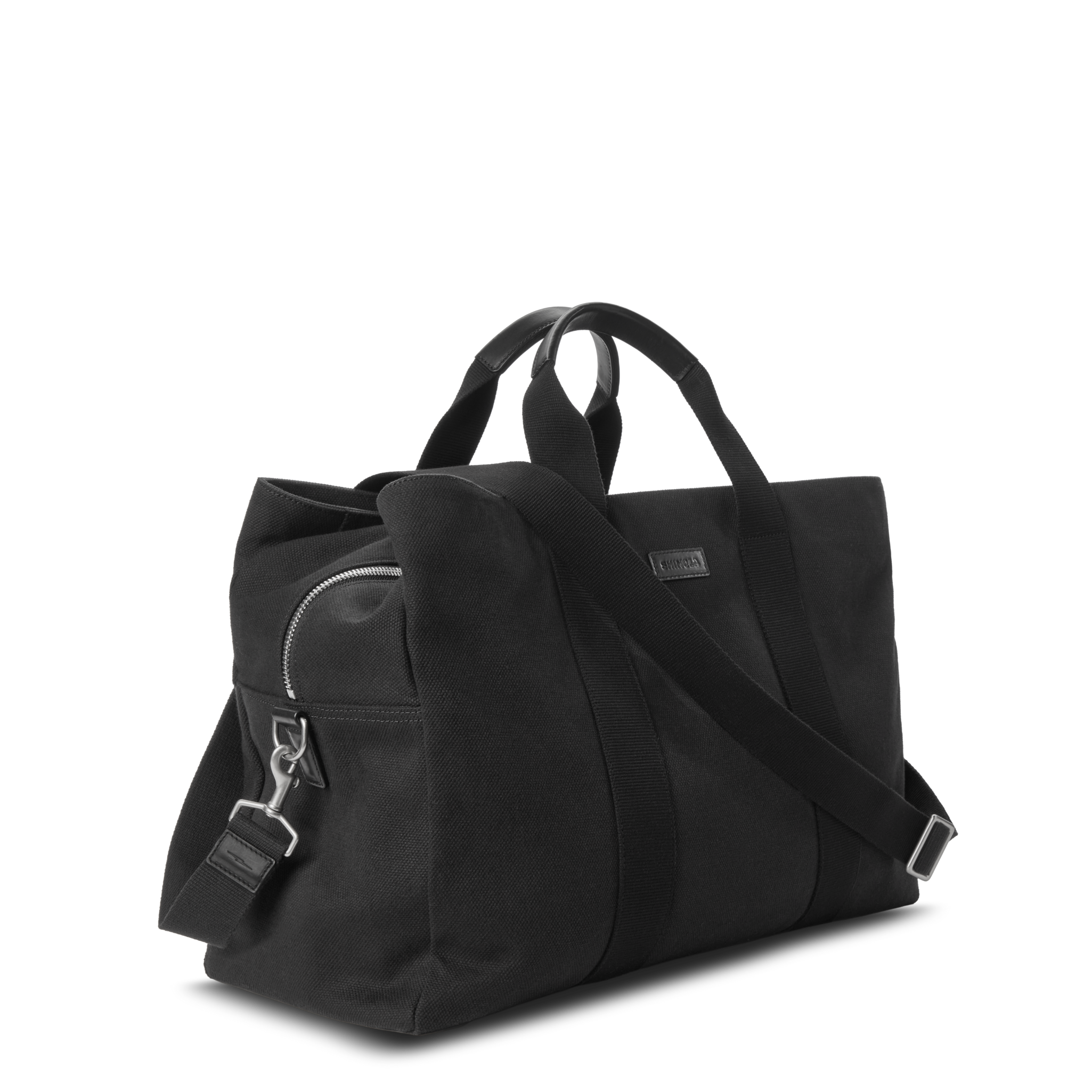 Runwell Canvas Duffle Bag - Black - Image 3