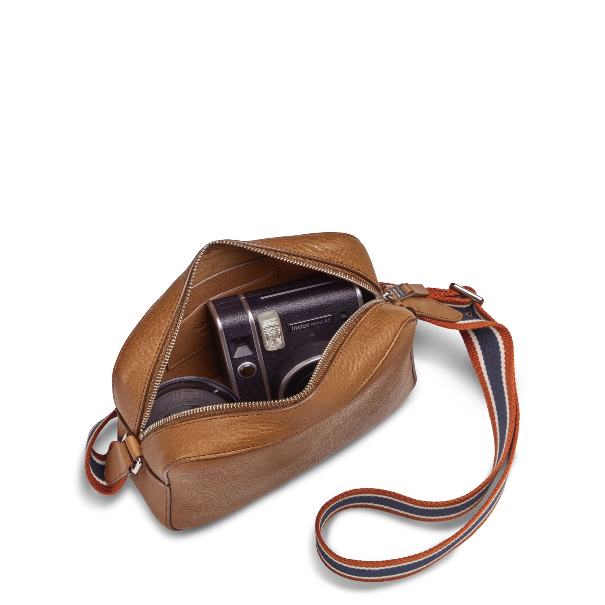 Camera Crossbody Bag - Tan - Image 5