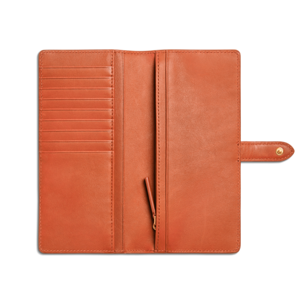 Continental Snap Wallet - Rust - Image 2