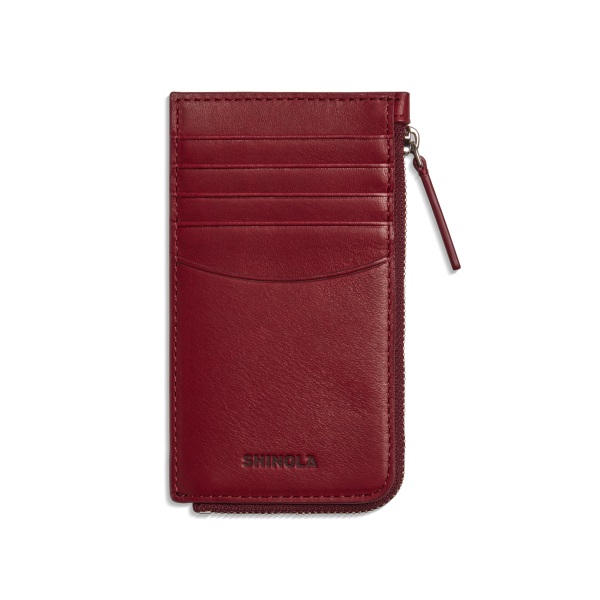 Zip Around Card Case - Ruby