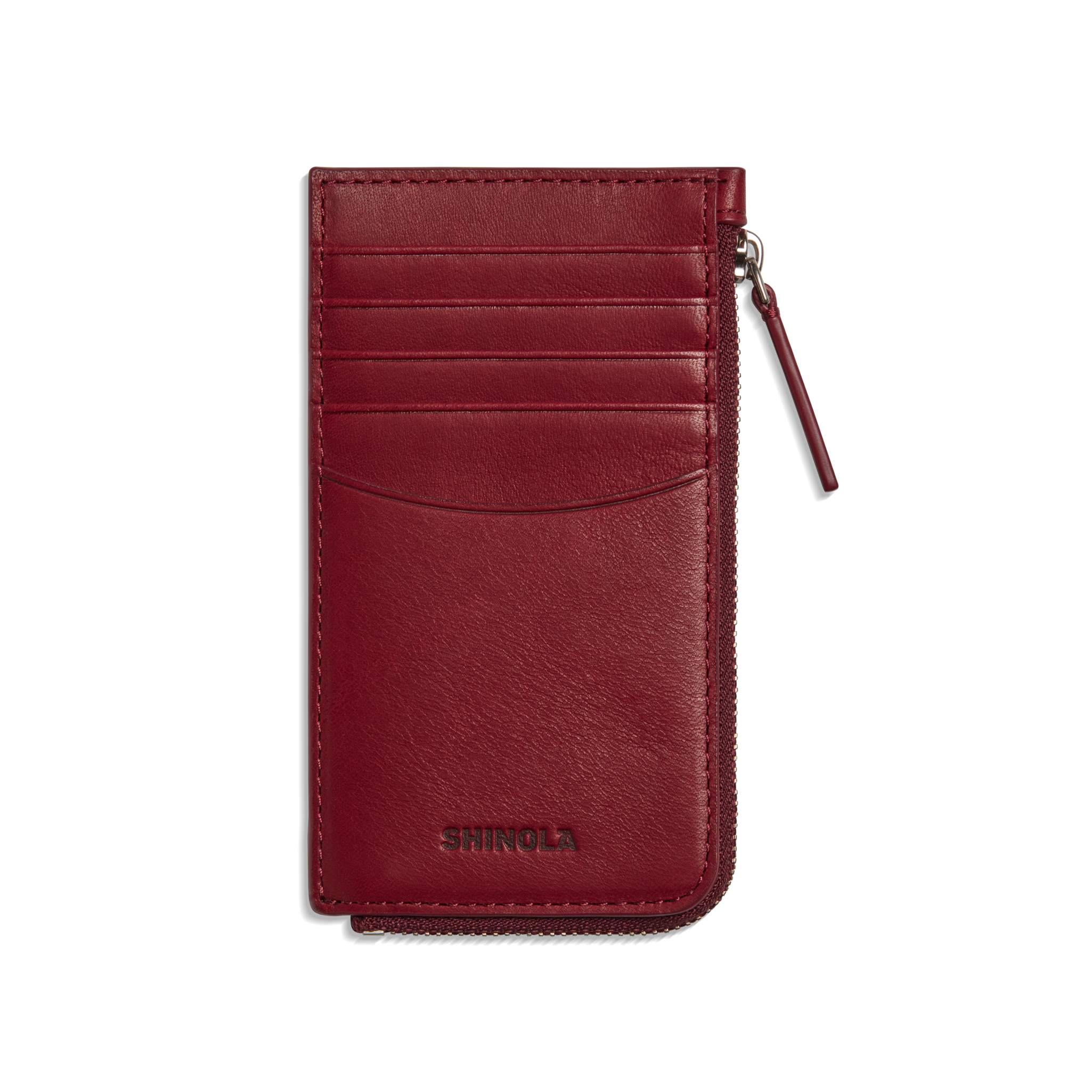 Zip Around Card Case - Ruby - Image 1