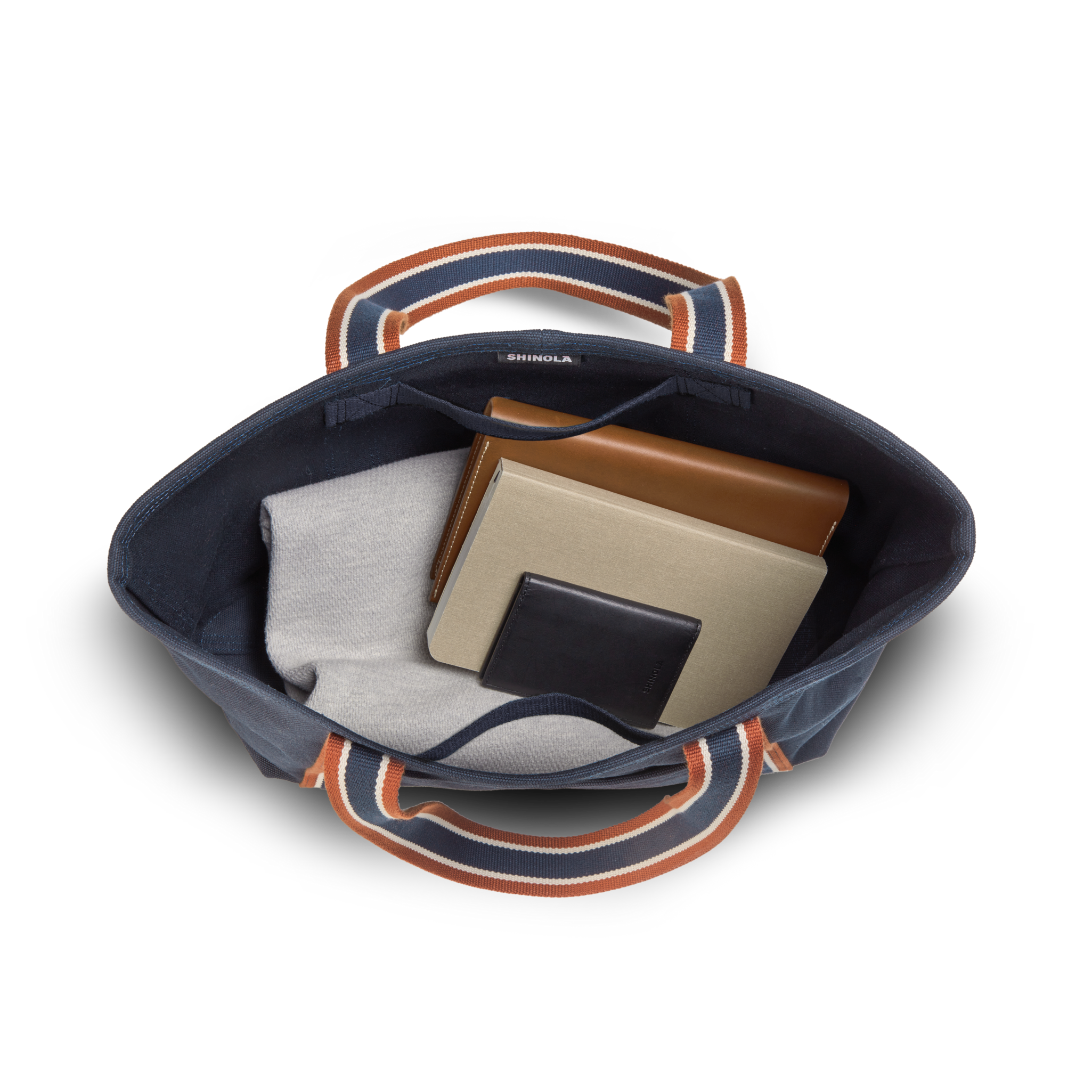 Small Easy Canvas Tote - Navy - Image 4