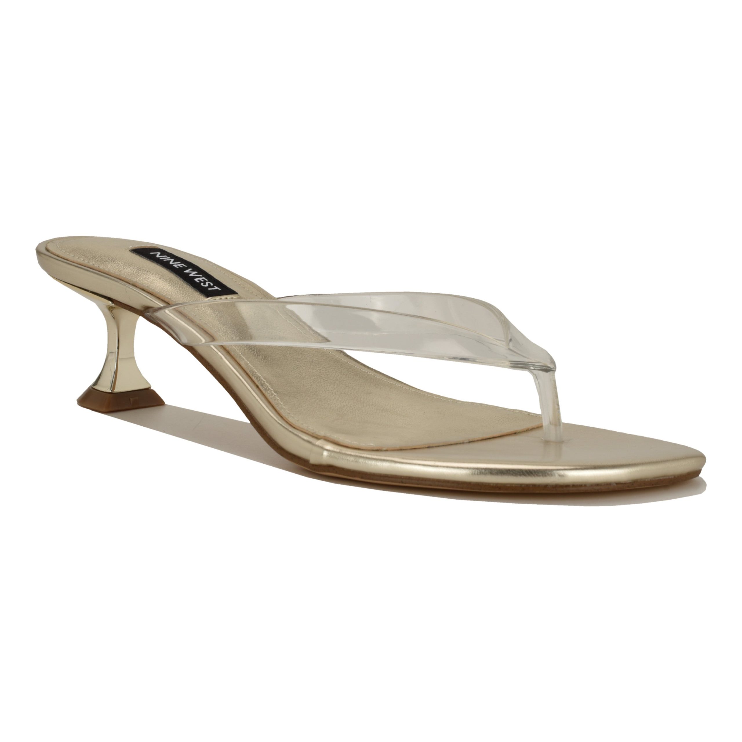 Crisee Heeled Jelly Thong Sandals - Image 2
