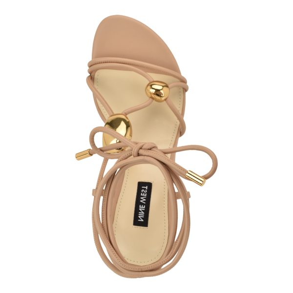 Greska Ankle Wrap Sandals - Image 3