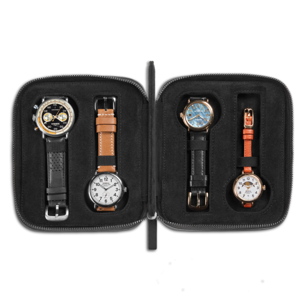 Four Watch Travel Case - Black - Image 3