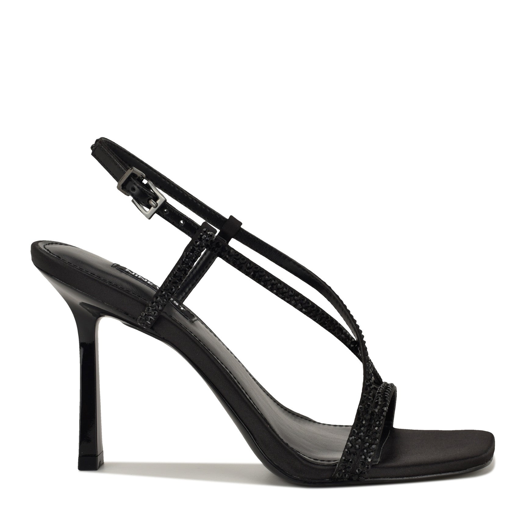 Vallan Strappy Rhinestone Sandals - Image 1