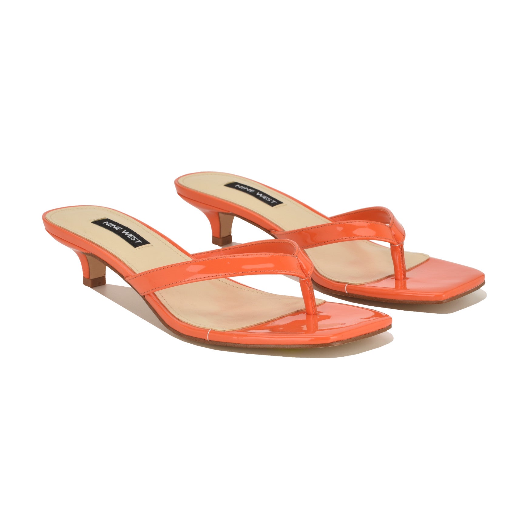 Cassa Thong Kitten Heel Sandals - Image 2