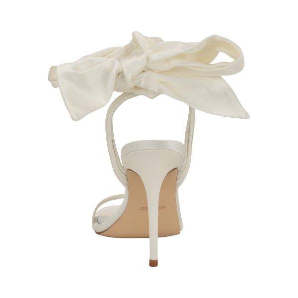 Marilyn Monroe M-Monroe Ankle Wrap Satin Sandals - Image 4