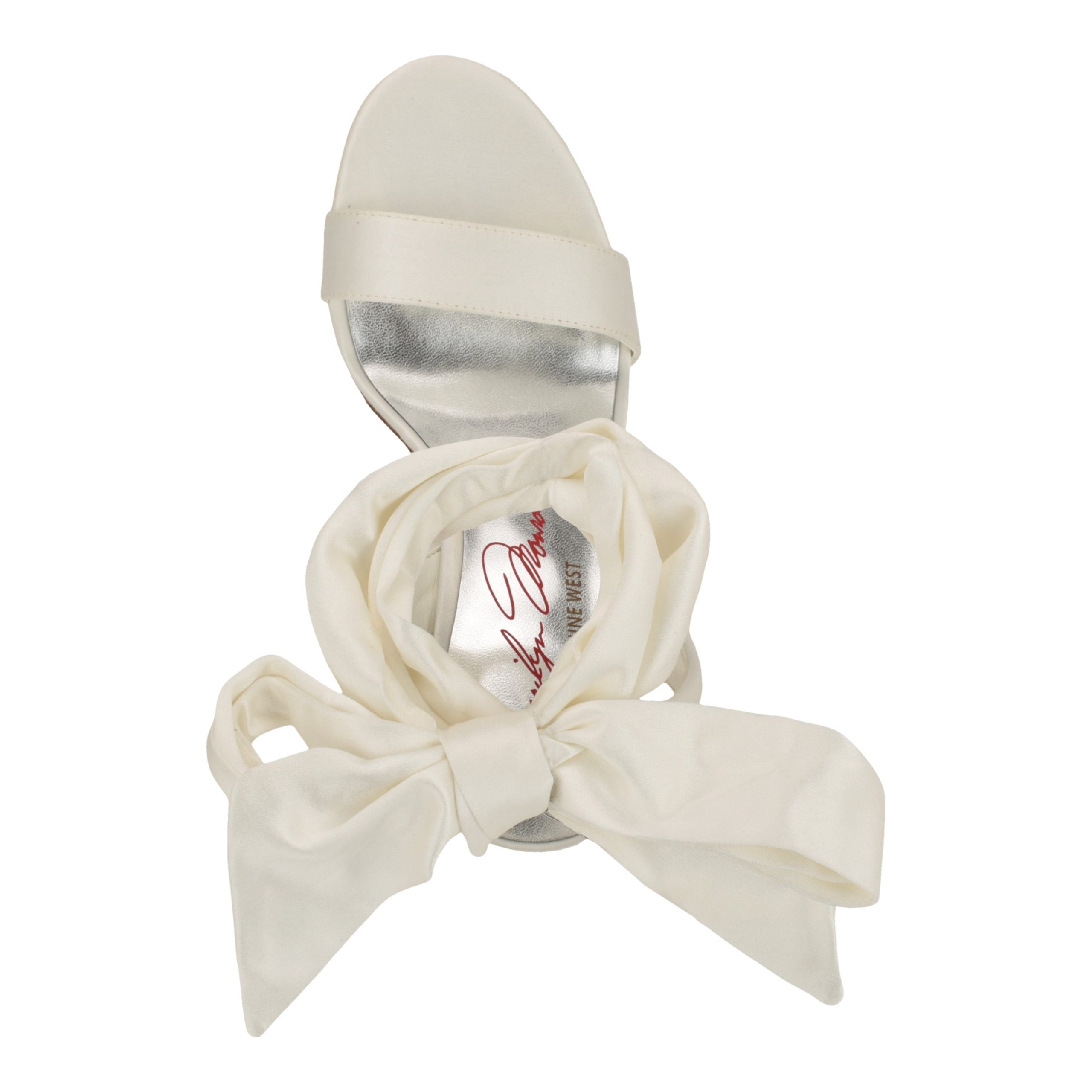 Marilyn Monroe M-Monroe Ankle Wrap Satin Sandals - Image 3