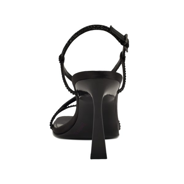 Vallan Strappy Rhinestone Sandals - Image 4