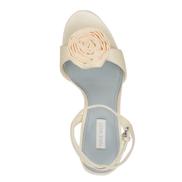Neve Rosette Ankle Strap Sandals - Image 3