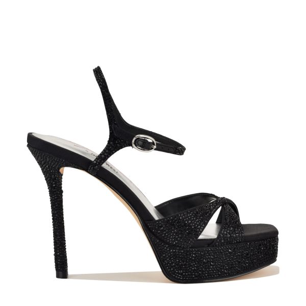 Marilyn Monroe Talent Platform Rhinestone Sandals - Image 1
