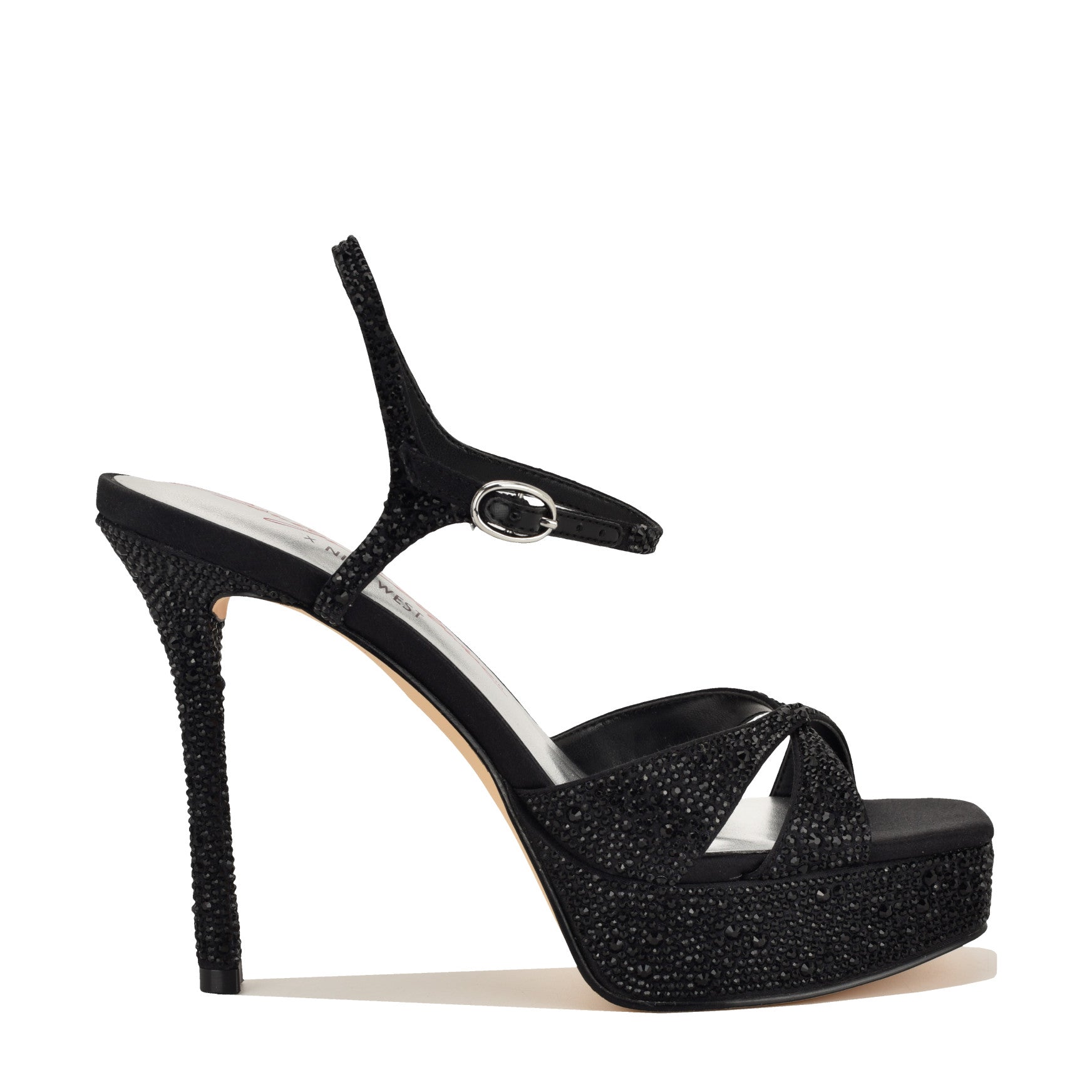 Marilyn Monroe Talent Platform Rhinestone Sandals - Image 1