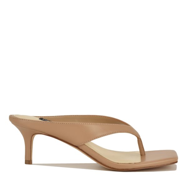 Olanna Heeled Thong Sandals - Image 1