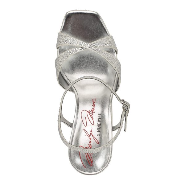 Marilyn Monroe Talent Platform Rhinestone Sandals - Image 3
