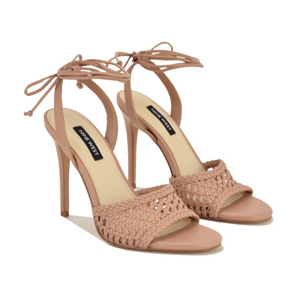 Merta Ankle Wrap Woven Sandals - Image 2