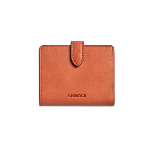 Small Snap Wallet - Rust