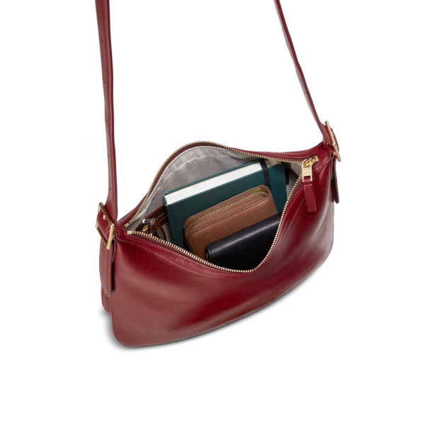 Medium Bixby Crossbody - Ruby - Image 5