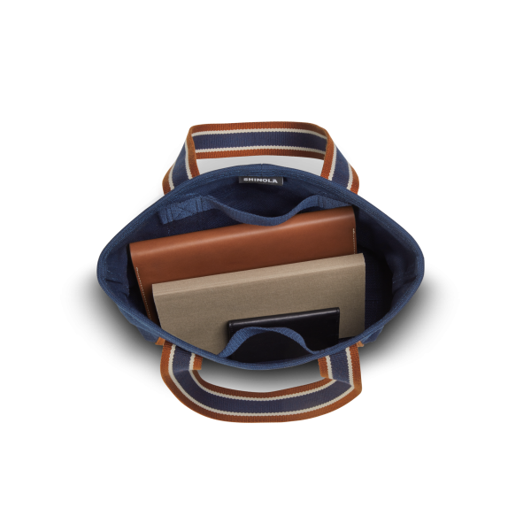Mini Easy Canvas Tote - Navy - Image 4