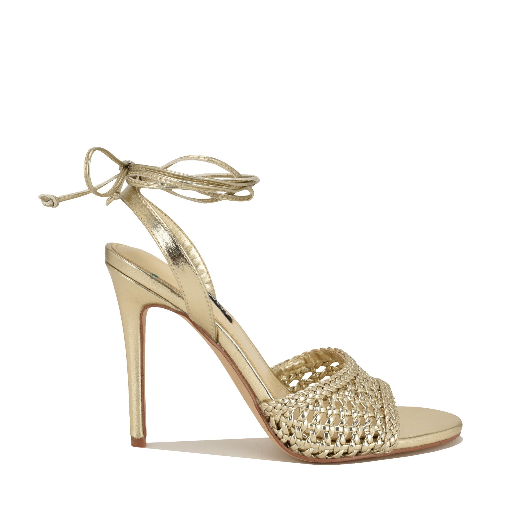 Merta Ankle Wrap Woven Sandals - Image 1