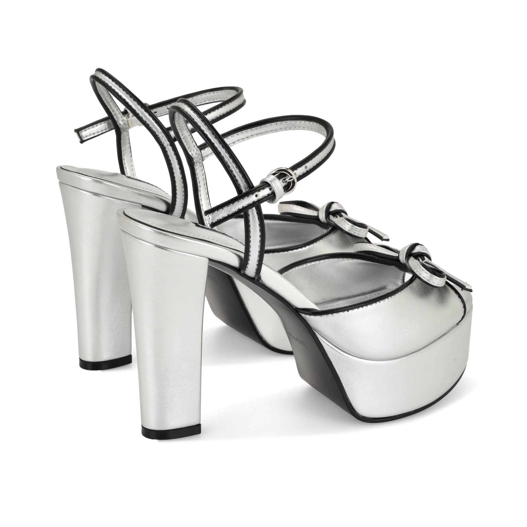 Nessle Platform Bow Sandals - Image 3